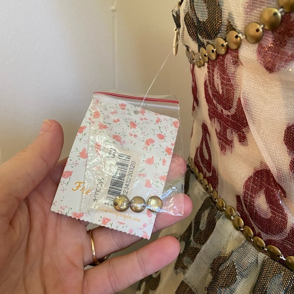 Free People Metallic Shimmer Tank Dress - Picture 9 of 14